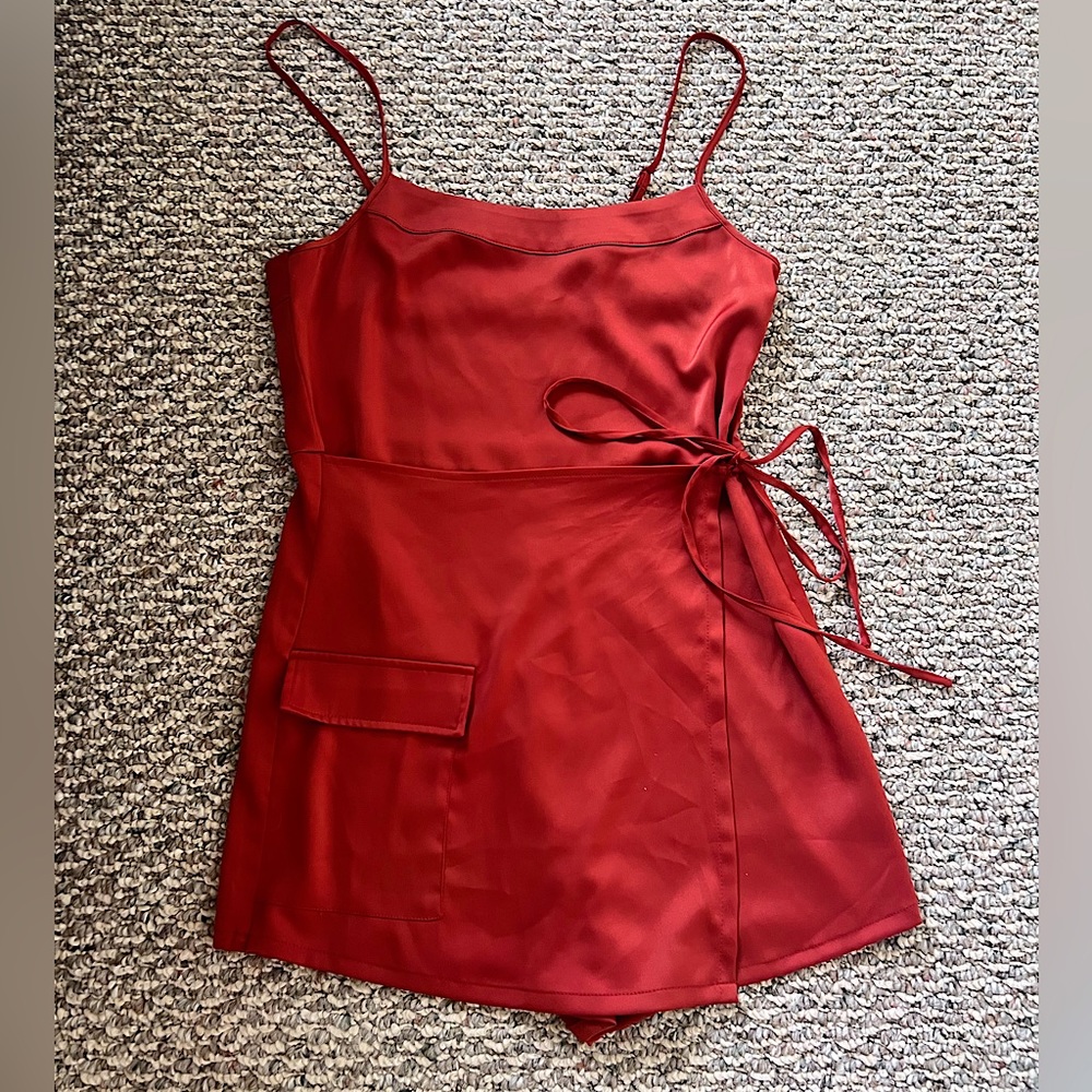 Urban Outfitters Tie-side Wrap Romper